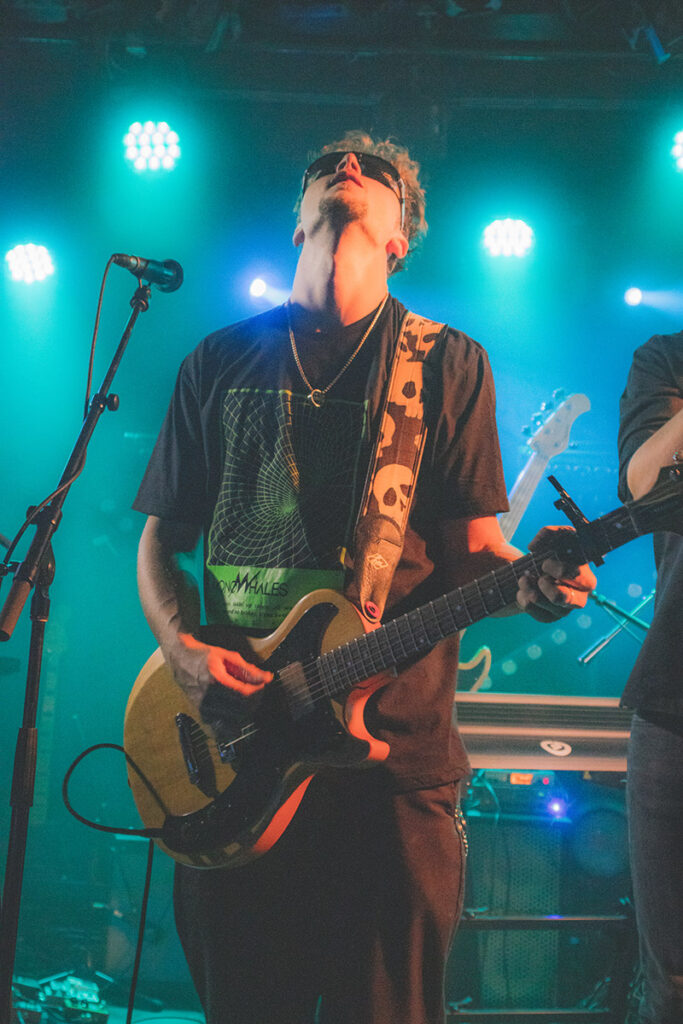 Alex Remington, guitarist for Group Project Performing at Café Campus in Montreal