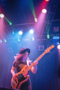 Bassist of Group Project Performing at Chez Maurice in St-Lazare